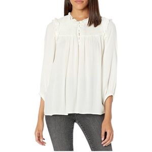 Jessica Simpson Women's Iris Smocked Yoke Top Size M
